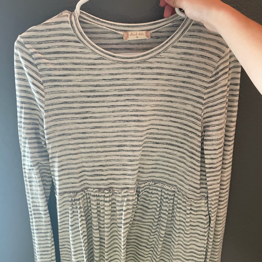 Alter’d State Striped Peplum Top